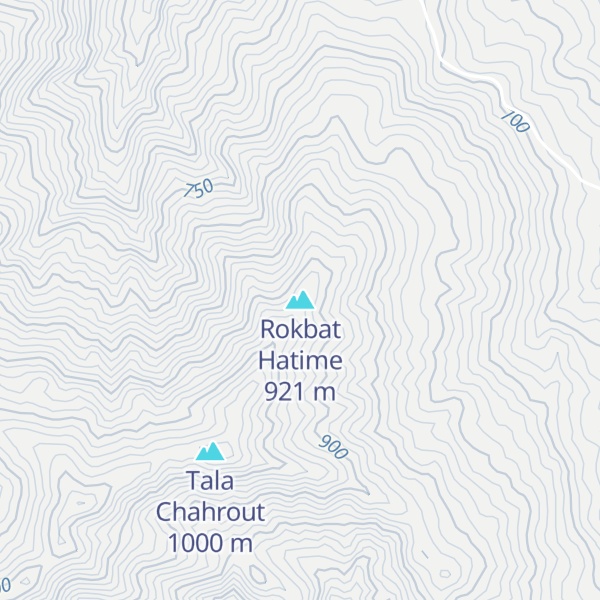 Map of Rokbat Hatime