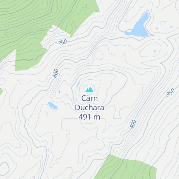 Map of Càrn Duchara