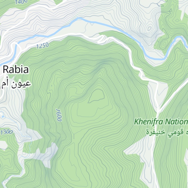 Map of Jbel Khdoud