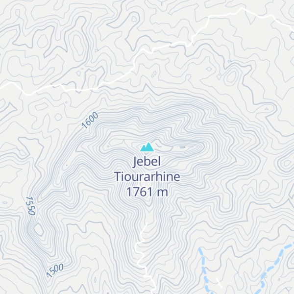 Map of Jebel Tiourarhine