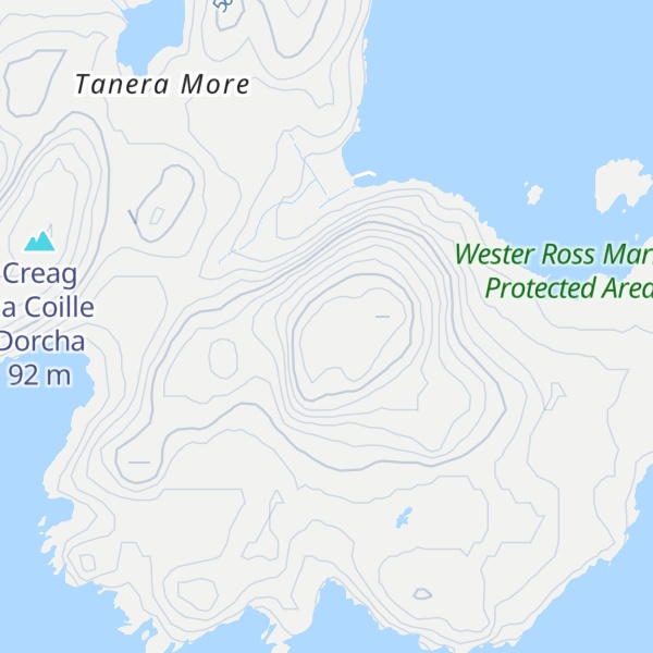 Map of Meall Mòr