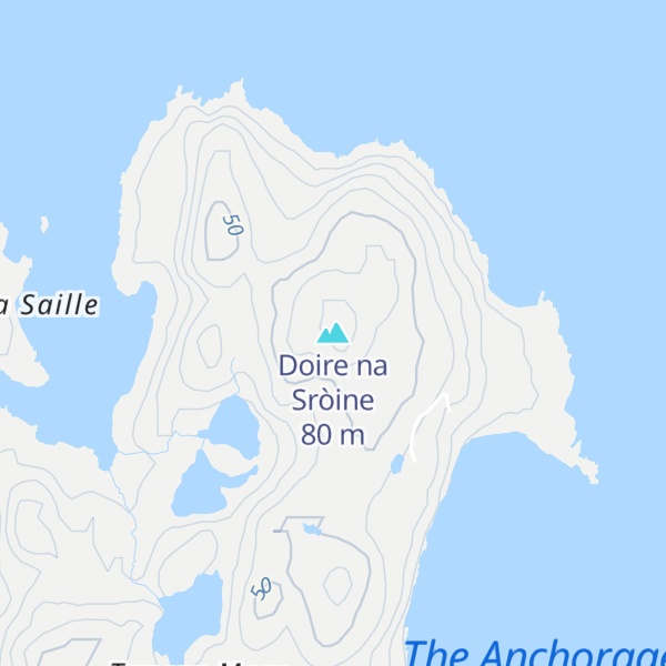 Map of Doire na Sròine