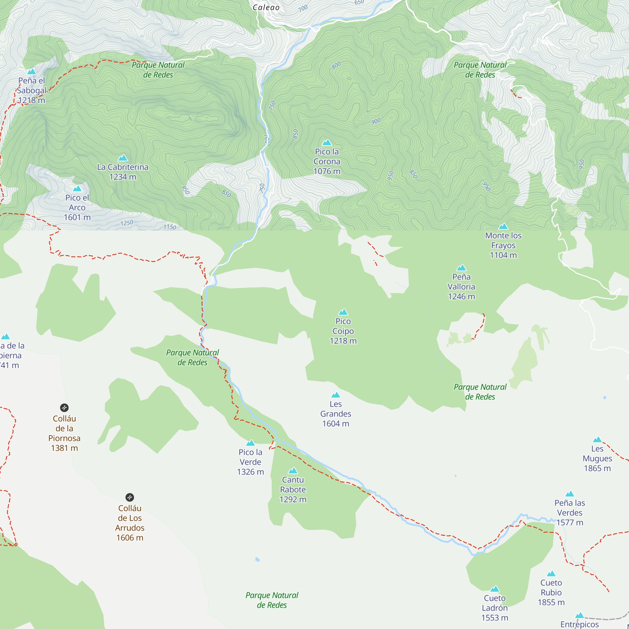 Cabaña de la Cerveriza map