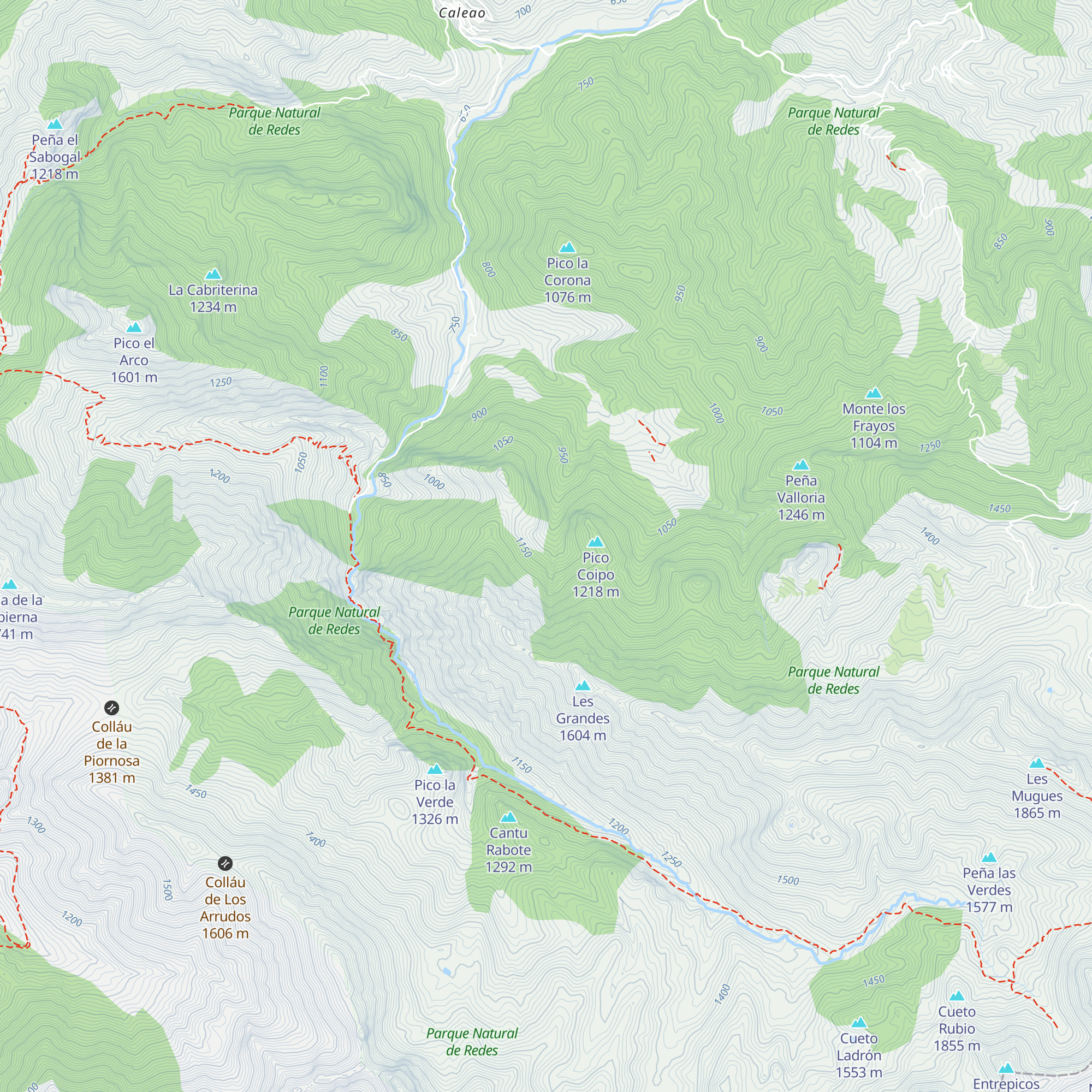 Cabaña de la Cerveriza map