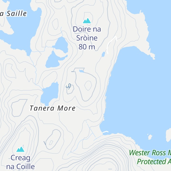 Map of Cnoc Glas
