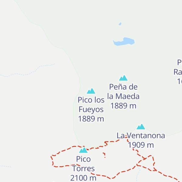 Map of Pico los Fueyos