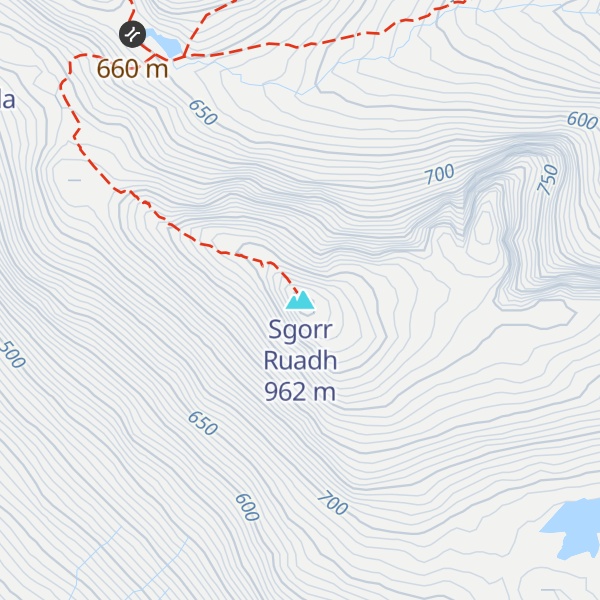 Map of Sgorr Ruadh