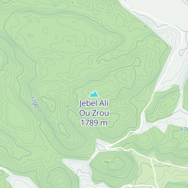 Map of Jebel Ali Ou Zrou