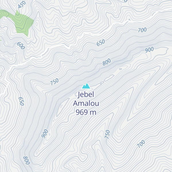 Map of Jebel Amalou