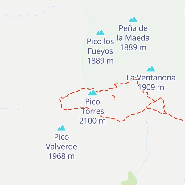 Map of Pico Torres