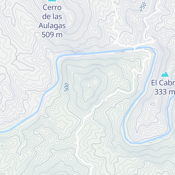 Map of Cerro del Cabril de la Alta