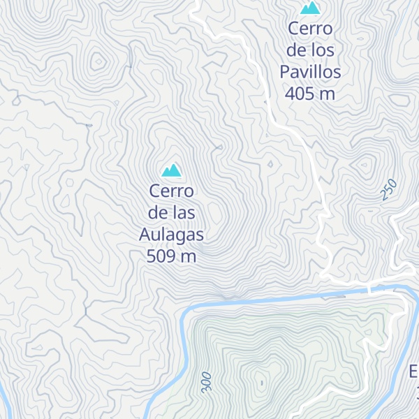 Map of Cerro del Cabril de los Morales