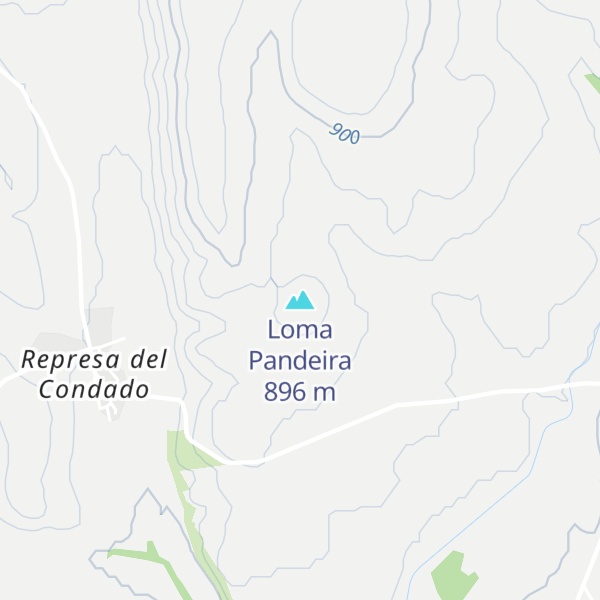 Map of Loma Pandeira