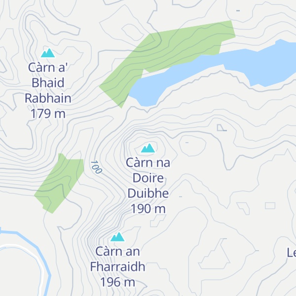 Map of Càrn na Doire Duibhe