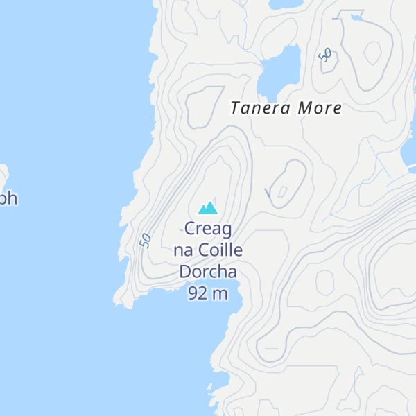 Map of Creag na Coille Dorcha