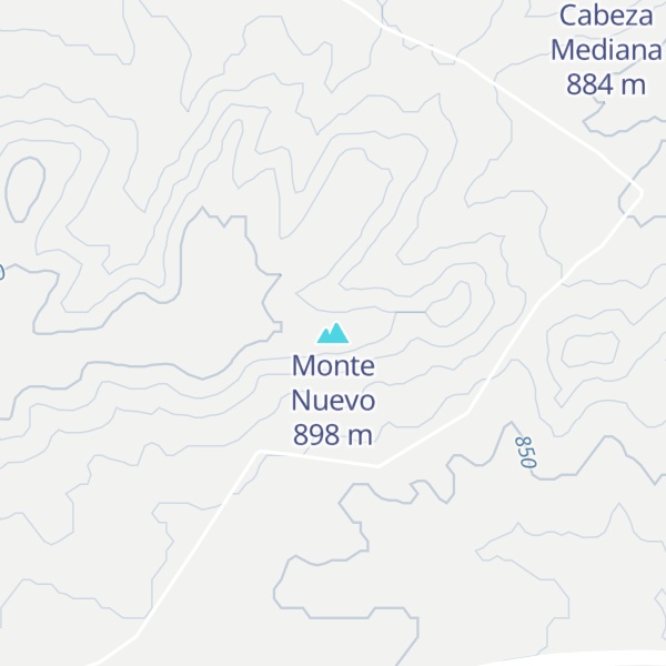 Map of Monte Nuevo