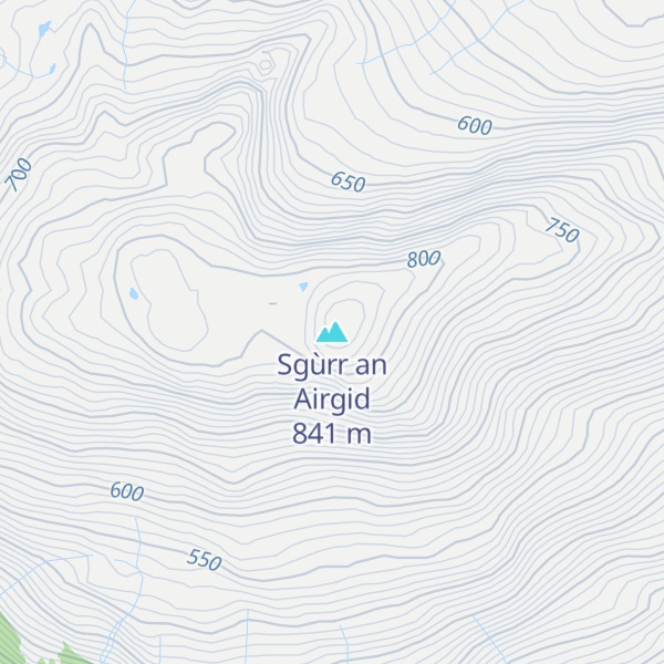 Map of Sgùrr an Airgid
