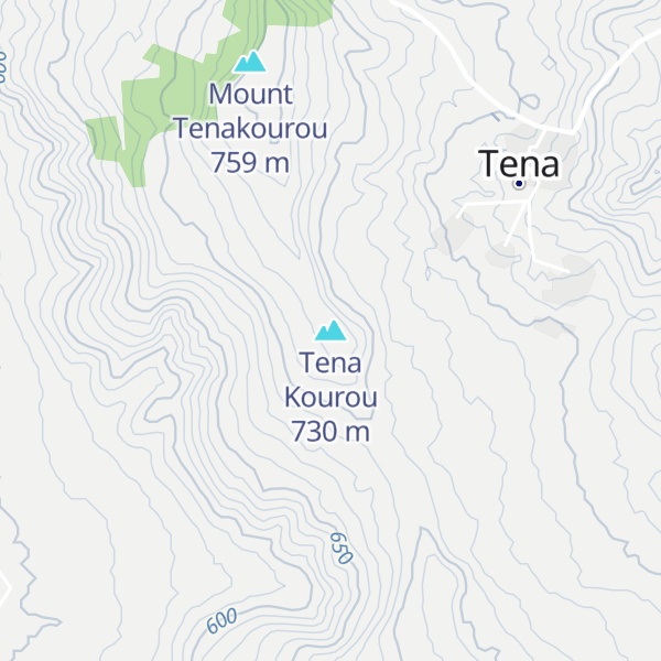 Map of Tena Kourou