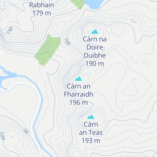 Map of Càrn an Fharraidh