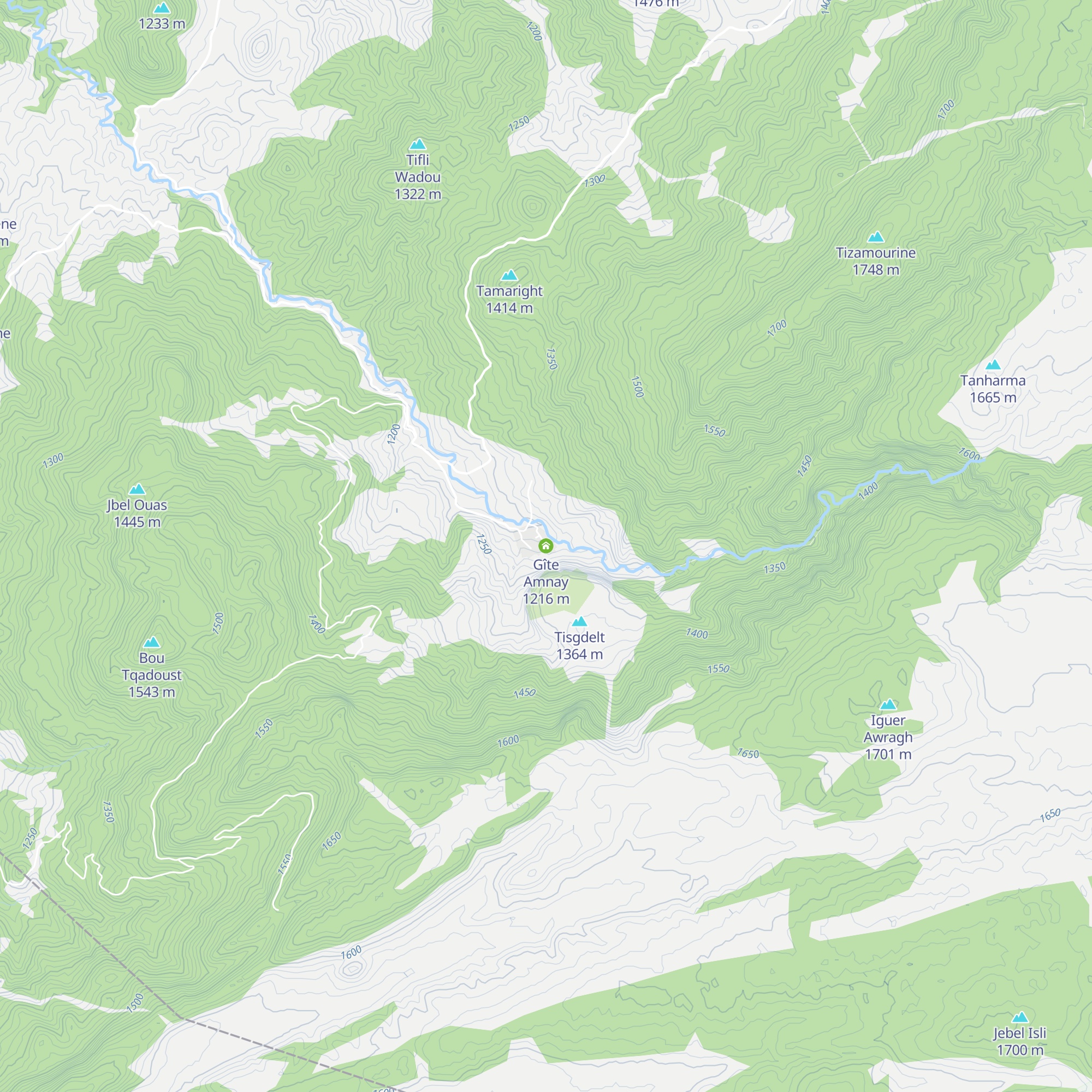 Gîte Amnay map