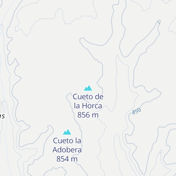 Map of Cueto de la Horca