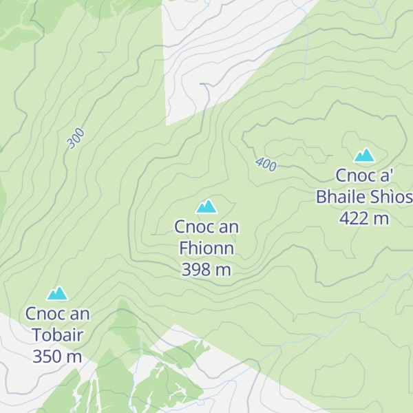 Map of Cnoc an Fhionn
