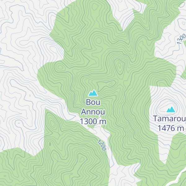 Map of Bou Annou
