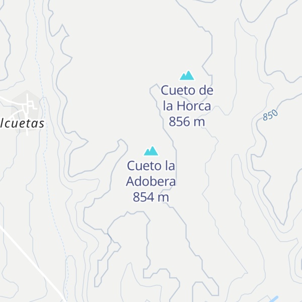 Map of Cueto la Adobera
