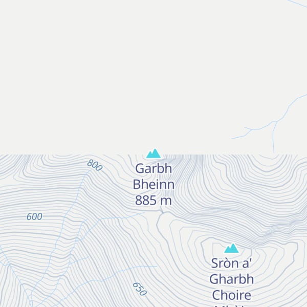 Map of Garbh Bheinn
