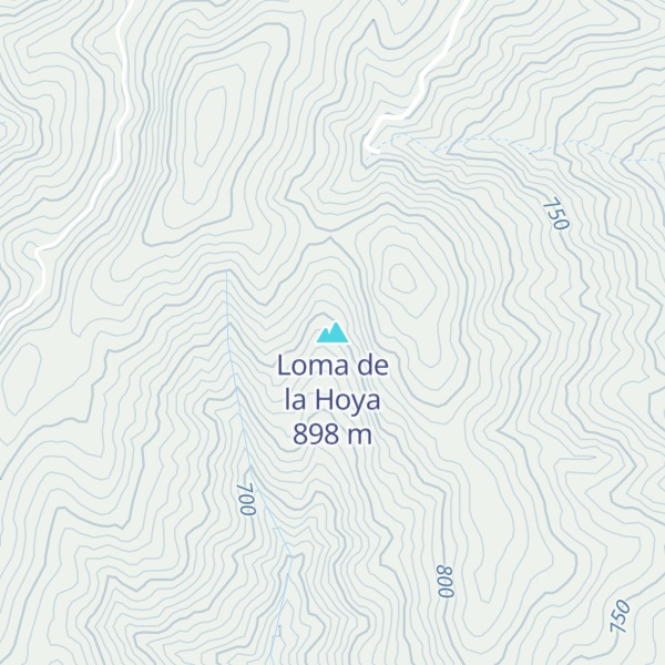 Map of Loma de la Hoya