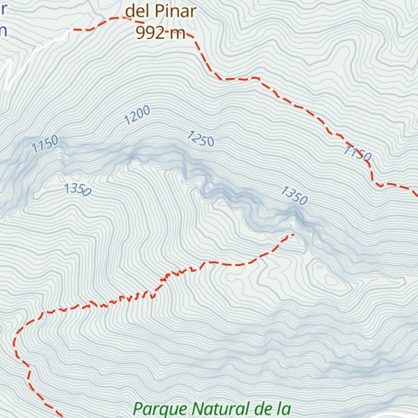 Map of Pico del Águila