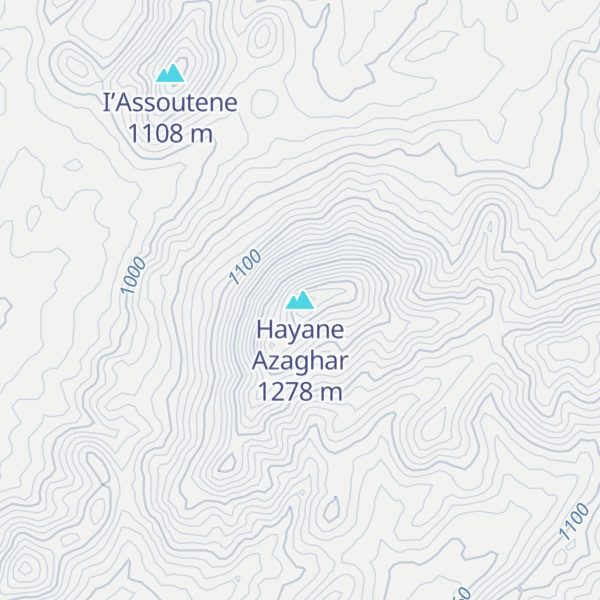 Map of Hayane Azaghar