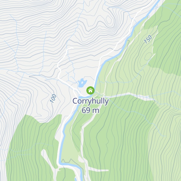 Map of Corryhully