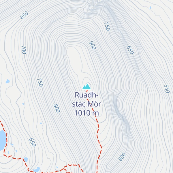 Map of Ruadh-stac Mòr