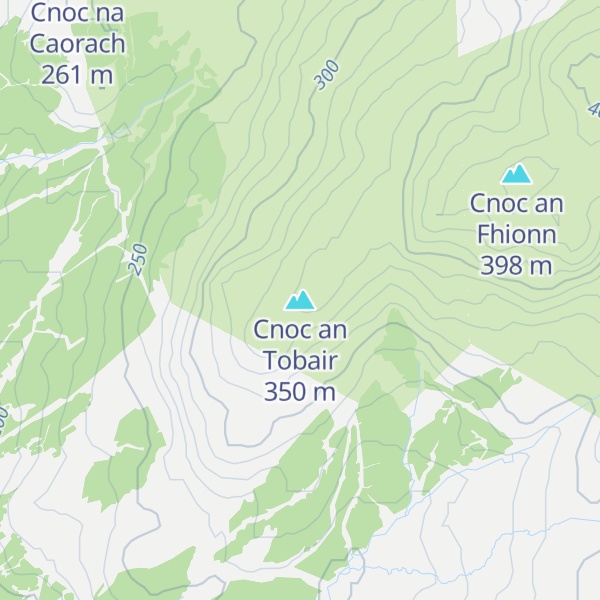 Map of Cnoc an Tobair