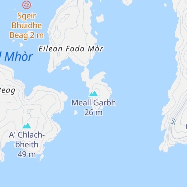 Map of Meall Garbh