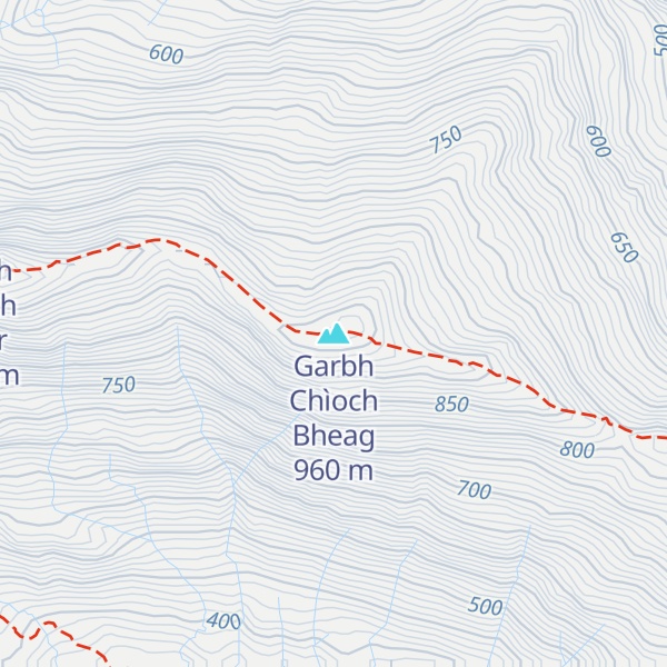 Map of Garbh Chìoch Bheag