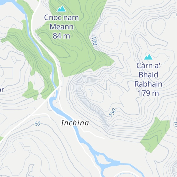 Map of Càrn na h-Aire
