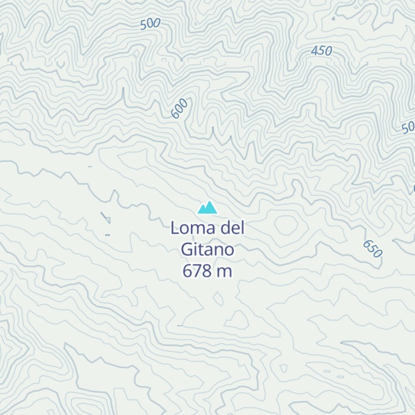 Map of Loma del Gitano