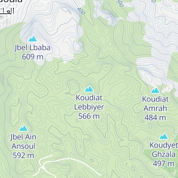 Map of Koudiat Lebbiyer