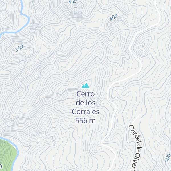Map of Cerro de los Corrales