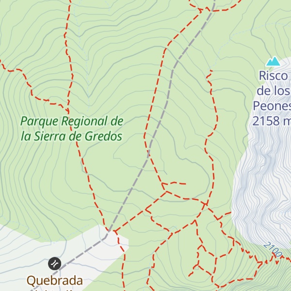Map of Casquero de los Peones