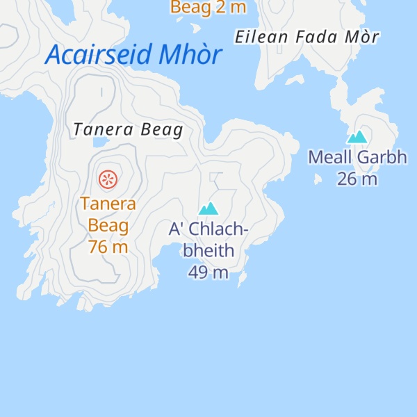 Map of A' Chlach-bheith