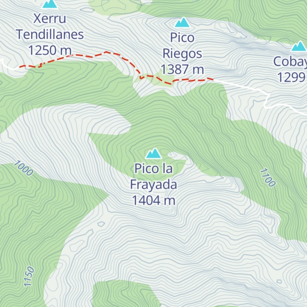 Map of Pico la Frayada