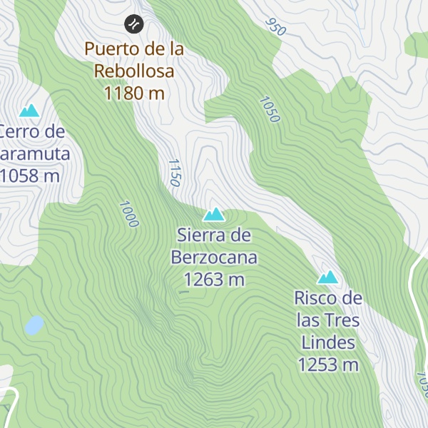 Map of Sierra de Berzocana