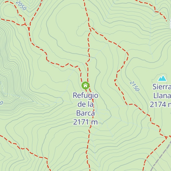 Map of Refugio de la Barca