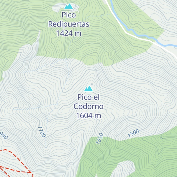 Map of Pico el Codorno