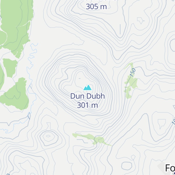 Map of Dun Dubh