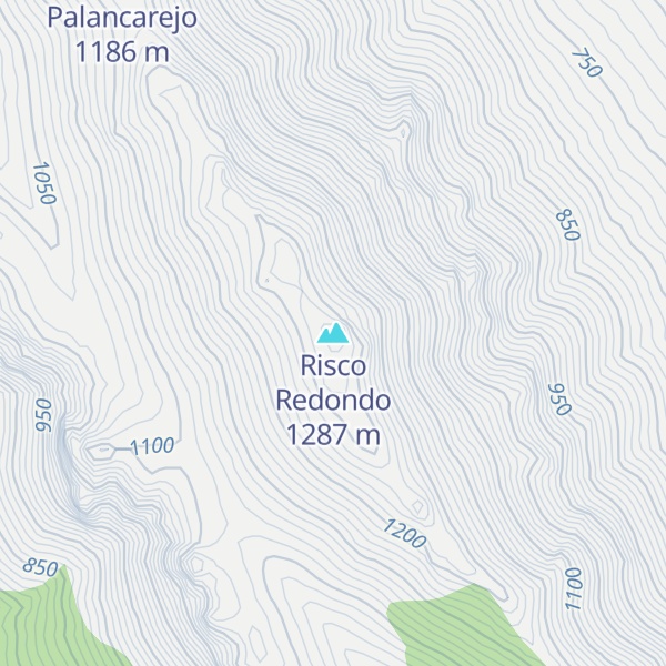 Map of Risco Redondo