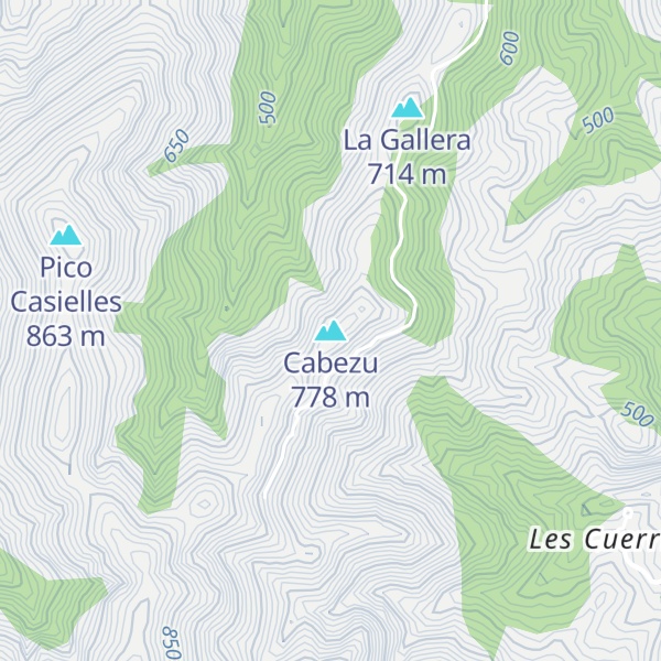 Map of Cabezu